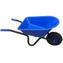 Kinderkruiwagen 35 liter zwart / blauw