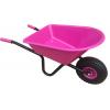 Kinderkruiwagen 35 liter zwart / roze