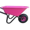 Kinderkruiwagen 35 liter zwart / roze