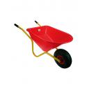 Kinderkruiwagen 35 liter geel / rood